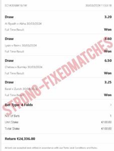 strong ticket fixed matches